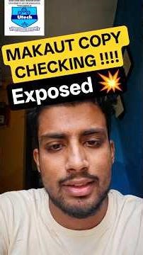 🚨MAKAUT COPY CHECK PROCESS EXPLAINED😰#makaut #makautsemester