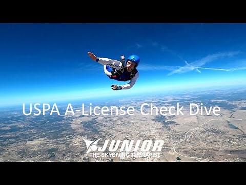 USPA A-License Check Dive: Skydiving Like a Boss with The Skydiving Therapist