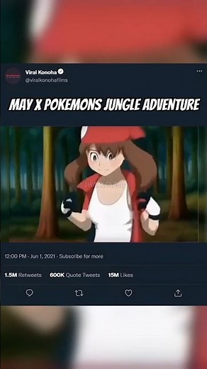 May x Pokemon's Jungle Adventure 4K | #pokemon #houndoom #machamp