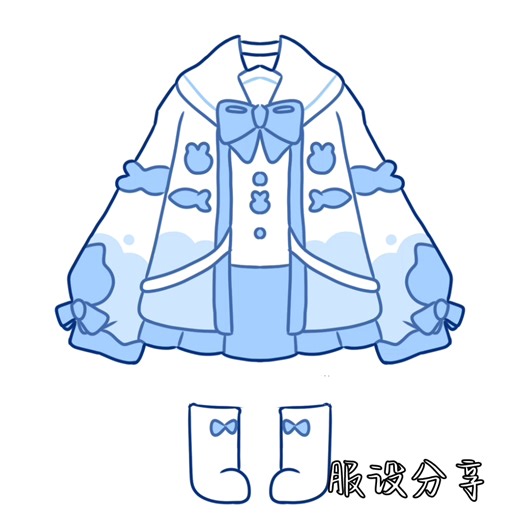 自创素材，可以参考和给自己oc用