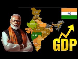 Top Indian States by GDP 💰 | India State GDP Comparison 🔥