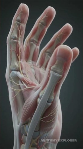Why Is Your Thumb So Powerful? 👍 | Hand 3D Anatomy Explained #shorts