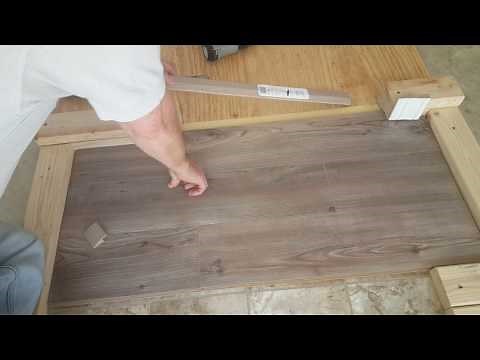 Install Zamma Overlap Reducer for hardwood floor.