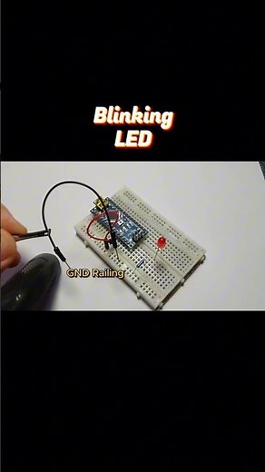How to blink an LED with Arduino Nano