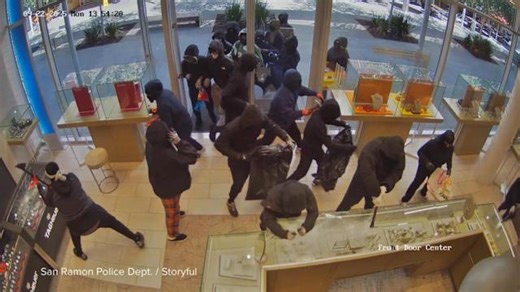 California jewelry store heist with over 2 dozen suspects caught on video: Police