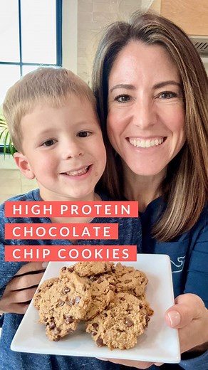 Holly Hillyer | High Protein Chocolate Chip cookies that taste like real chocolate chip cookies and were gone in 48 hours in our house 😂 High Protein... | Instagram
