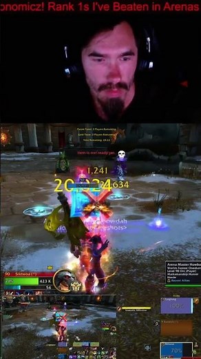 Rank 1 Pressure = Instant Death ☠️#Rank1 #ManualMultiboxing #Arena #Hunter