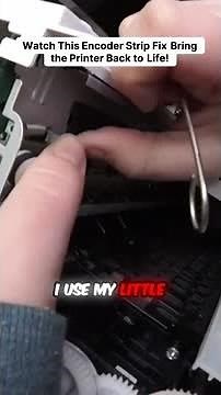 Revive Your Printer: A Simple Encoder Strip Fix!