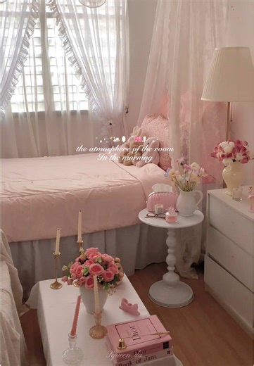 My room🎀🏹🪄🦢🪞🤍 #room #roomtour #pinkroom #aesthetic #coquette