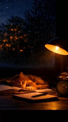 Midnight Window Stillness | Quick Calm for Study & Sleep