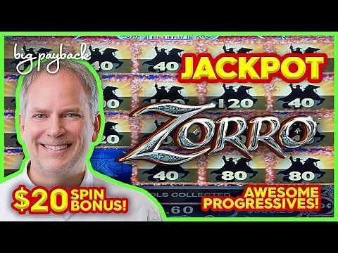JACKPOT HANDPAY! Mighty Cash Zorro Slot - AWESOME SESSION!