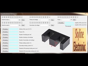 Transformer winding calculation software . Download for free