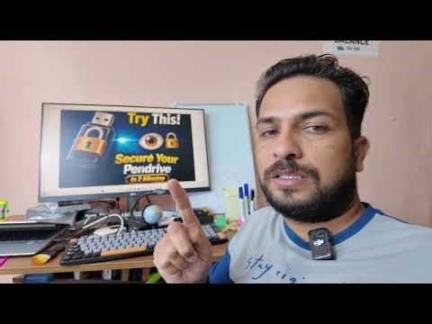 How to Set a Password on a USB Pendrive or Flash Drive Step by Step #USBPassword #PendrivePassword