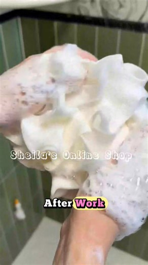 ✨ 2-in-1 Wrappable Soap Bath Sponge #BathEssentials #SelfCare #BodyCare #ShowerRoutine #SpaAtHome #CleanAndFresh | Sheila's online shop