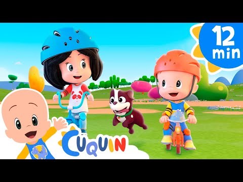 Prueba nuevas cosas 🚵‍♀️ | Cleo & Cuquín: canciones infantiles