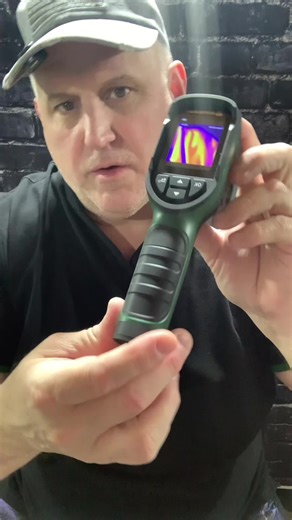 Handheld Thermal Camera AMPBANK H128, 240 × 240 TISR Resolution, 15h Battery Life Thermal Imaging Camera, 25 Hz Infrared Camera with Temperature Alarm #thermalcamera