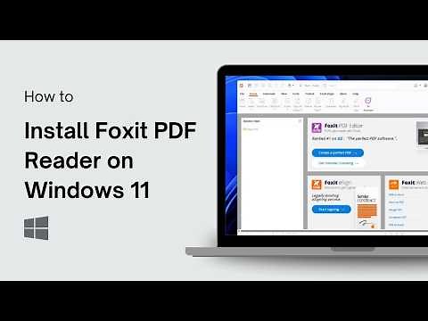 How to Install Foxit PDF Reader on Windows 11