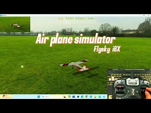 How to setup RC airplane simulator using Flysky I6X 2025