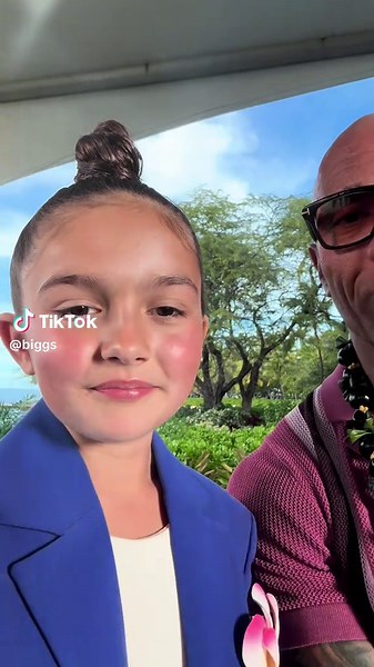 Can i Get a CHEEHOOO! Full interview coming @The Rock 🌊🌺 #fyp #foryou #foryoupage #therock #dwaynejohnson #laroca #hawaii #moana2 #moana #disney #disneytiktok #disneymovie #interview #fashion #biggs #fp #maui #hawaiitiktok #disneyanimation #cheehoo