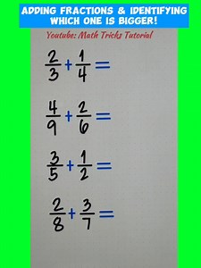 Fast Fractions Hacks! 😳 | Math Tricks Tutorial