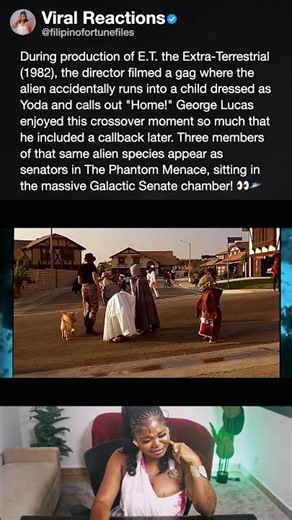 During production of E.T. the Extra-Terrestrial (1982), the director filmed a gag