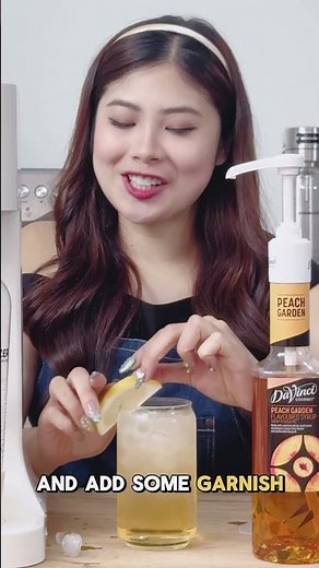 Day 3: Peach Fuzz with Sodarizer | Sparkling Water Recipe Series 💧🍑