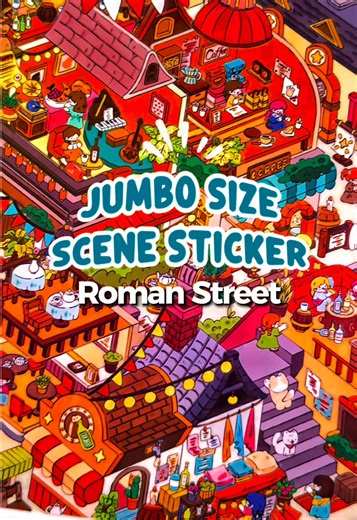 Jumbo Size Scene Stickers for Perfect Placement