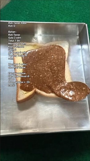 Cara Buat Roti Tawar Rasa Roti O #kuliner