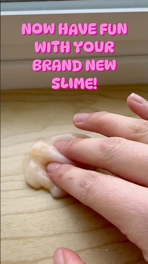 HOW TO MAKE A SLIME WITH ONLY 3 INGREDIENTS! no glue or activator needed! ✨🔥 #slime #slimetutorial