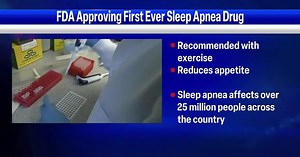 FDA approves new sleep apnea drug