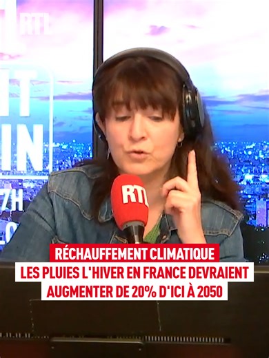 Pluies d'hiver en France : augmentation prévue de 20%
