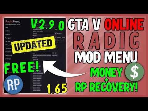 Radic Menu v2.9.0 | How to download | DRUG WARS UPDATE | MONEY + RP RECOVERY! | UNDETECTED | 1.65