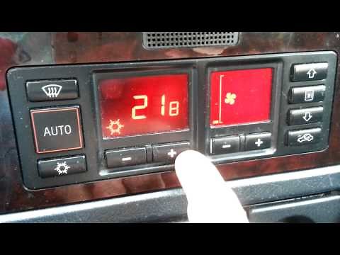 Audi A4 B5 Climatronic "Hack" All Codes