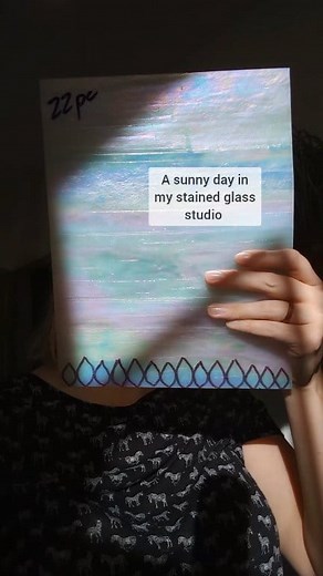 5.9K views · 274 reactions | Cutting stained glass is my favourite! and with the new configuration of my studio, I was able to catch some sunny moments. Do you ever randomly find yourself in a sunbeam and just feel a sense of warmth and fullness? Thanks for watching! #stainedglass #artprocess | Glimpse Glass | Facebook