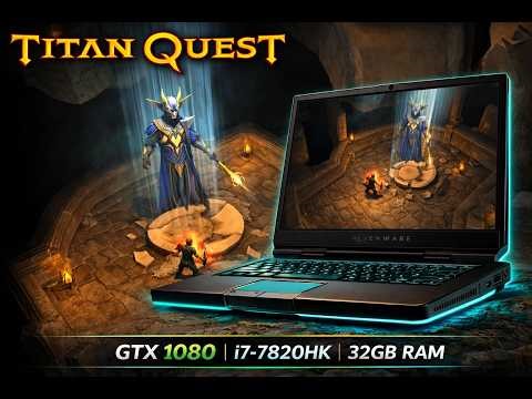 Titan Quest. Test on GTX 1080 Laptop | Alienware 17 R4. Проходження гри бій з Телхіном.