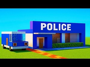 How to build a police station in Minecraft?