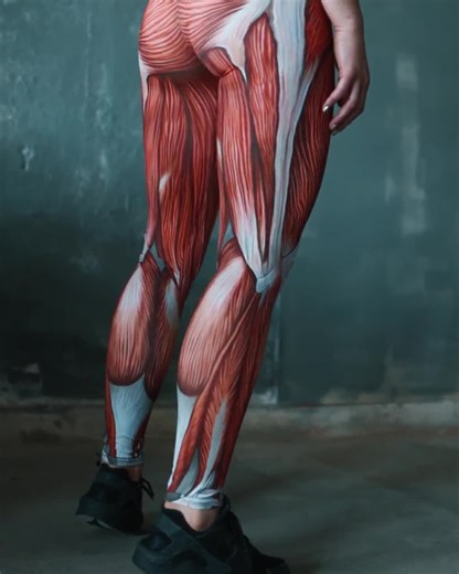 Muscle High Waisted Leggings for Women, Workout Leggings, Plus Size Gym Leggings, Squat Proof Leggings, Yoga Pants, Anatomy Leggings - Etsy