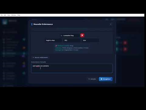 une application moderne de gestion de cabinet médical