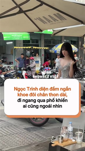 Ngọc Trinh diện đầm ngắn khoe đôi chân thon dài, đi ngang qua phố khiến ai cũng ngoái nhìn #ngoctrinh #ngoctrinhlivestream #hongshowbizviet #sgsmedia