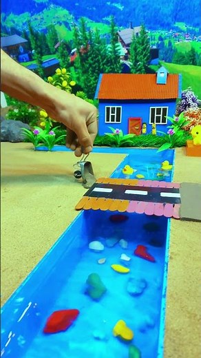 Crafting a Strong and Beautiful Mini Bridge Across a Tiny Stream