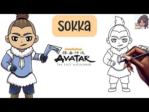 How to Draw Sokka ⏐ Avatar: The Last Air Bender ⏐ Step by Step Easy Drawing Tutorial