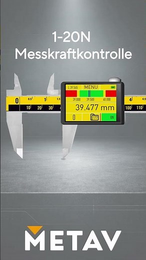 Messschieber neu gedacht: reproduzierbare Präzision mit E-Force | DataMet eFORCE Messschieber