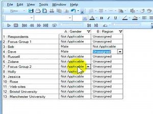 NVivo Attributes [variables] creation