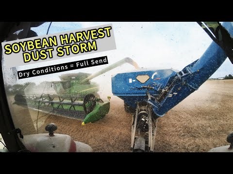SOYBEAN HARVEST DUST STORM | John Deere S680 Fix: Water in Moisture Sensor, Mouse Chew Wiring Mess!!
