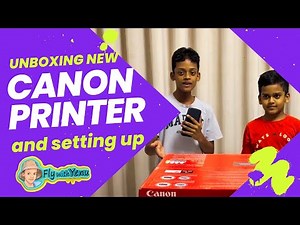Unboxing and setting up a new Canon Printer!!! 🖨️😍 | FLY WITH YENU