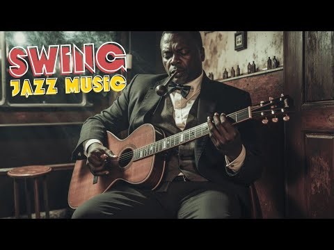Golden Age Swing Jazz Guitar ~ Relaxing Vintage 1930s 1940s Jazz Cafe Music