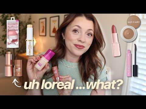 NEW Affordable Drugstore Spring Makeup 🌸 Let's try it all + see what's what!