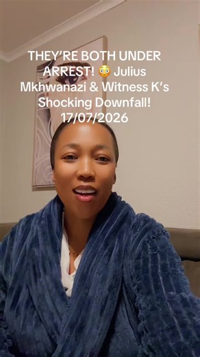 Class… Niyabona ngoku? 😳 The drama has reached another level! Julius Mkhwanazi and his ex-girlfriend, Witness K, are now BOTH under arrest! After explosive allegations, Commission testimony, and months of headlines, this story has taken yet another unbelievable twist. What led to their arrests? Are more bombshells still coming? 👀 🪑 Grab a chair, class—let’s unpack everything you need to know! #JuliusMkhwanazi #WitnessK #MadlangaCommission #BreakingNews #SouthAfrica