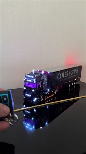 Scania Scale Model with LED Light Features
