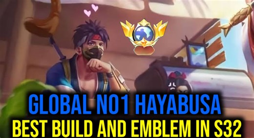 Global No 1 Hayabusa Best Build and Emblem in Season 32 | Highlights TV